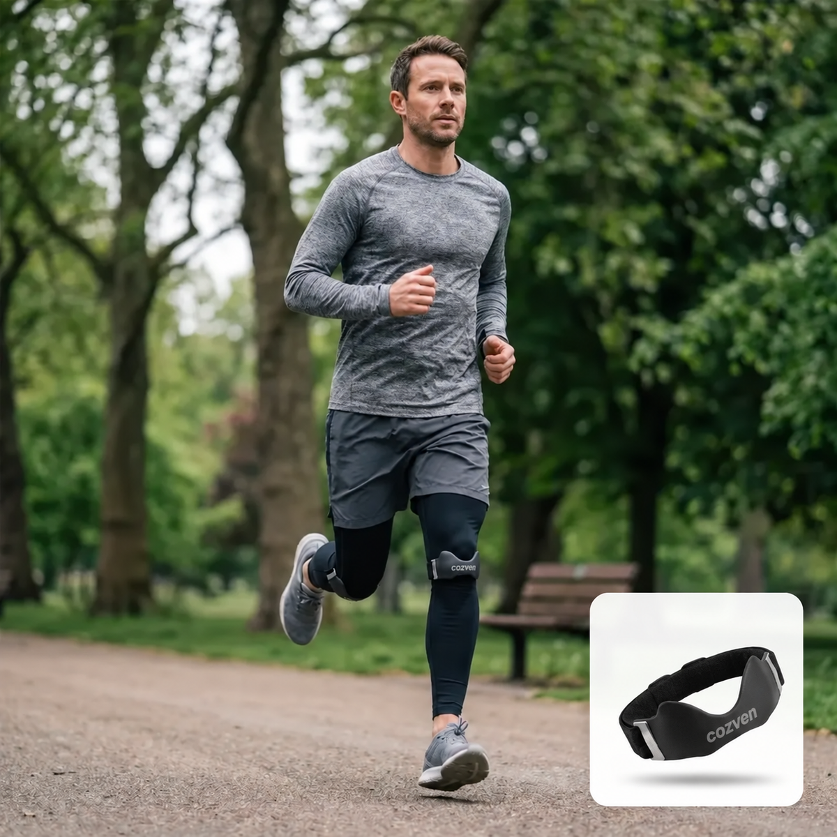 COZVEN™ — Sangle rotulienne à maintien ciblé