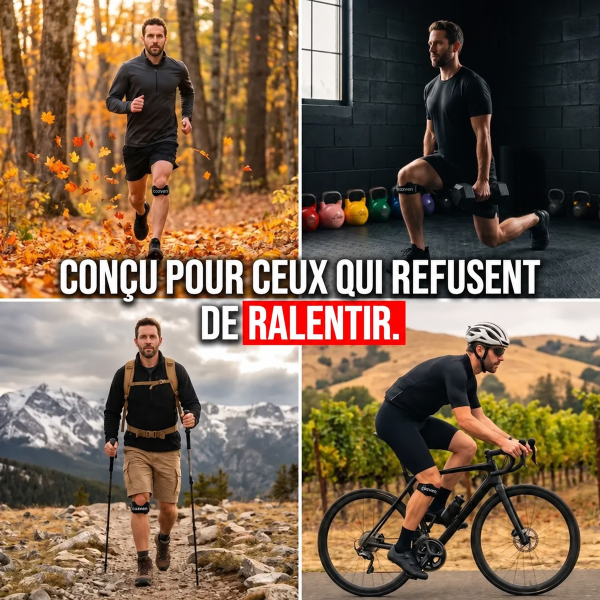 COZVEN™ — Sangle rotulienne à maintien ciblé